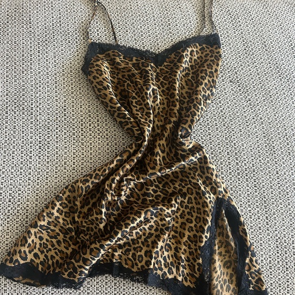 Victoria's Secret | Dresses | Victorias Secret Animal Print Dress With ...